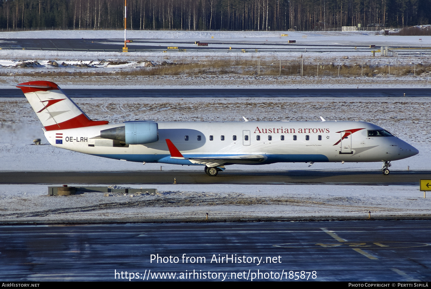 Aircraft Photo of OE-LRH | Canadair CRJ-100LR (CL-600-2B19) | Austrian Arrows | AirHistory.net #185878