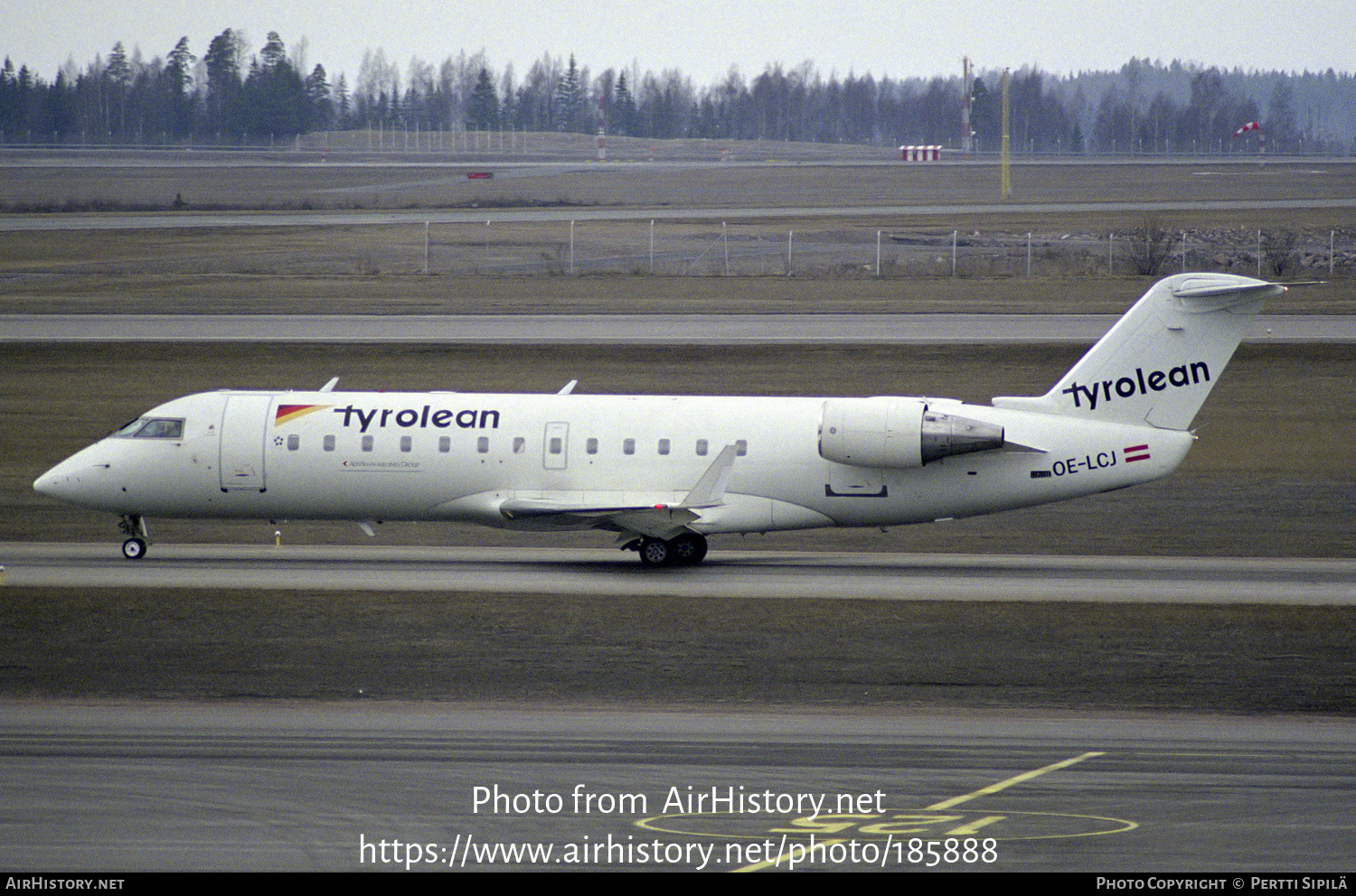 Aircraft Photo of OE-LCJ | Canadair CRJ-200LR (CL-600-2B19) | Tyrolean Airways | AirHistory.net #185888