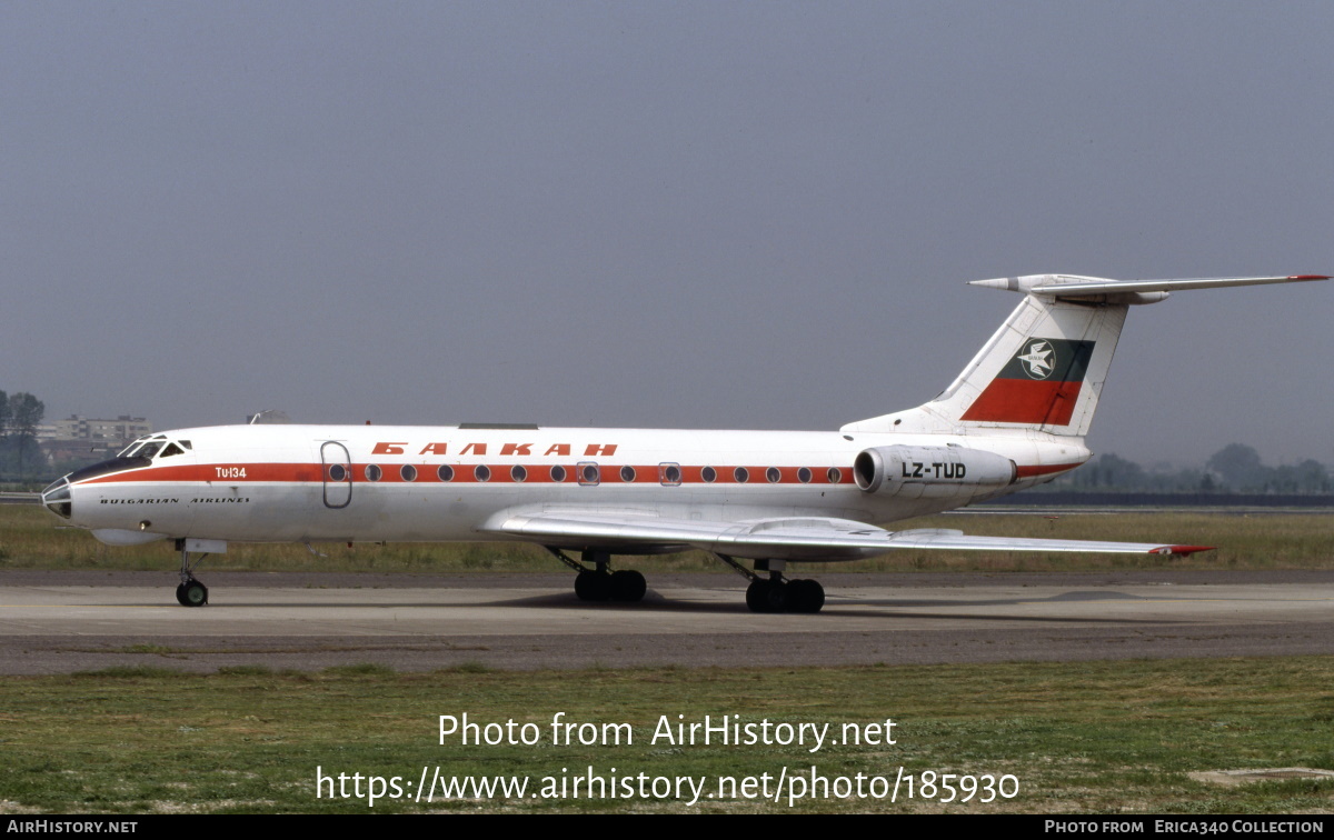 Aircraft Photo of LZ-TUD | Tupolev Tu-134 | Balkan - Bulgarian Airlines | AirHistory.net #185930