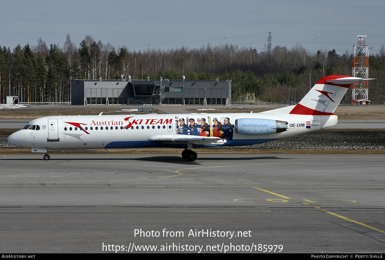 Aircraft Photo of OE-LVM | Fokker 100 (F28-0100) | Austrian Airlines | AirHistory.net #185979