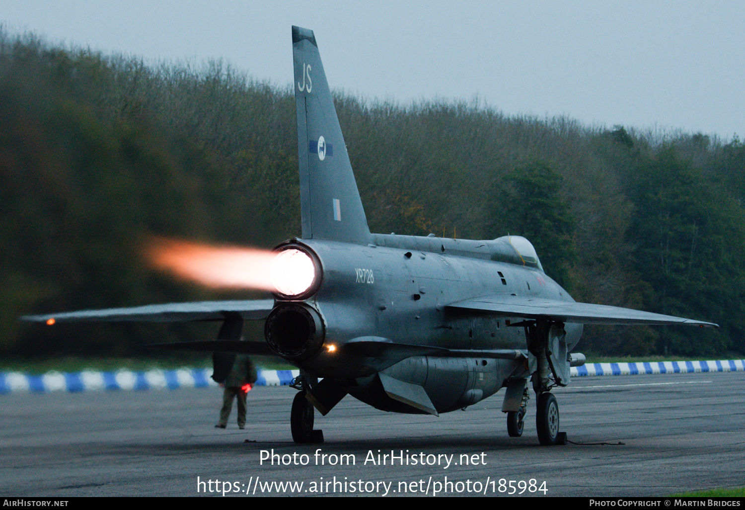 Aircraft Photo of XR728 | English Electric Lightning F6 | UK - Air Force | AirHistory.net #185984