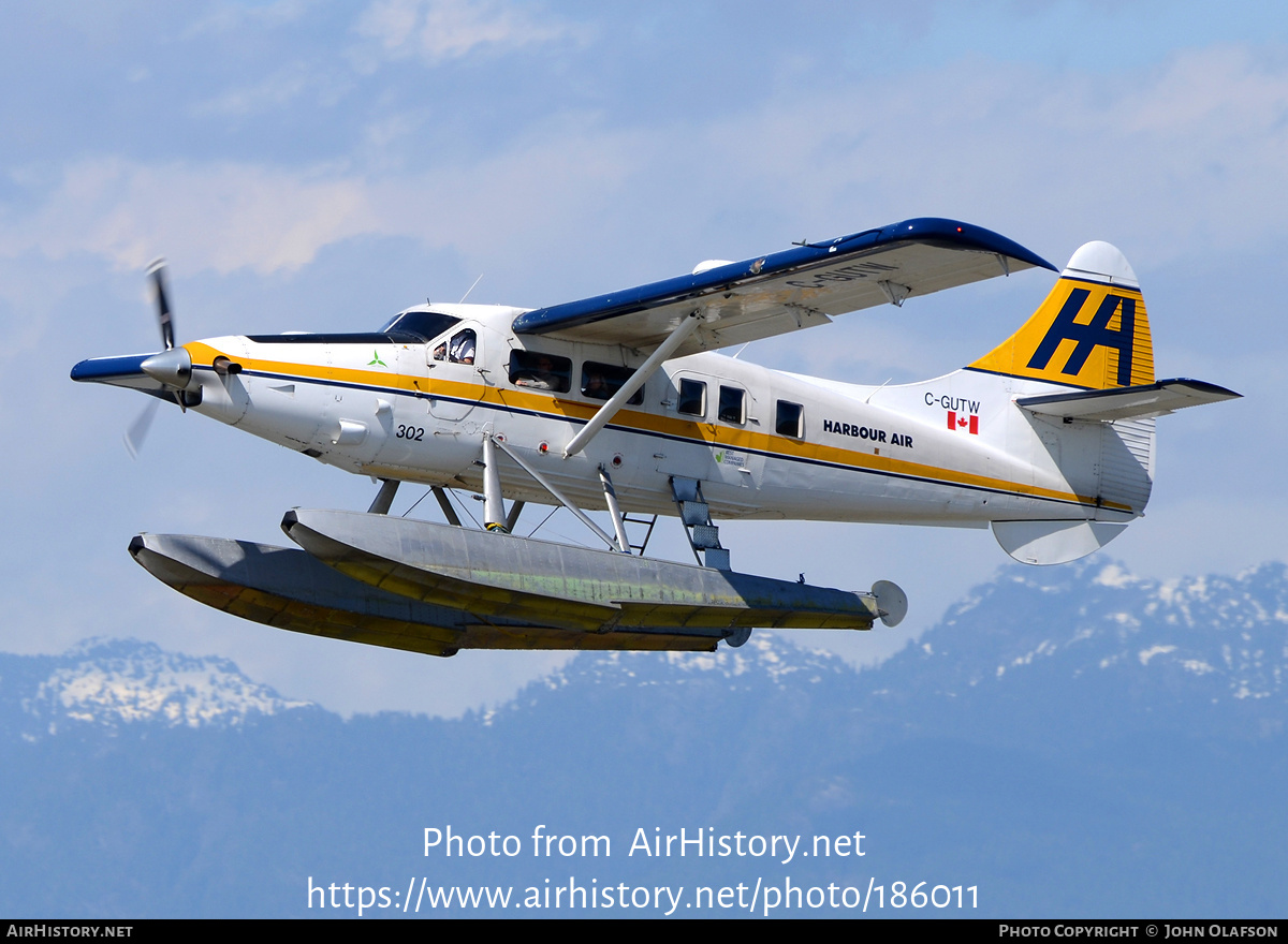 Aircraft Photo of C-GUTW | Vazar DHC-3T Turbine Otter | Harbour Air | AirHistory.net #186011