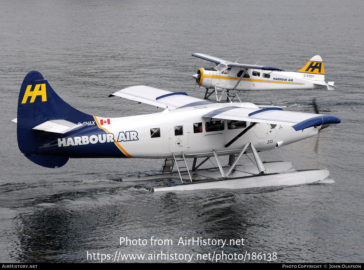 Aircraft Photo of C-FHAX | Vazar DHC-3T Turbine Otter | Harbour Air | AirHistory.net #186138