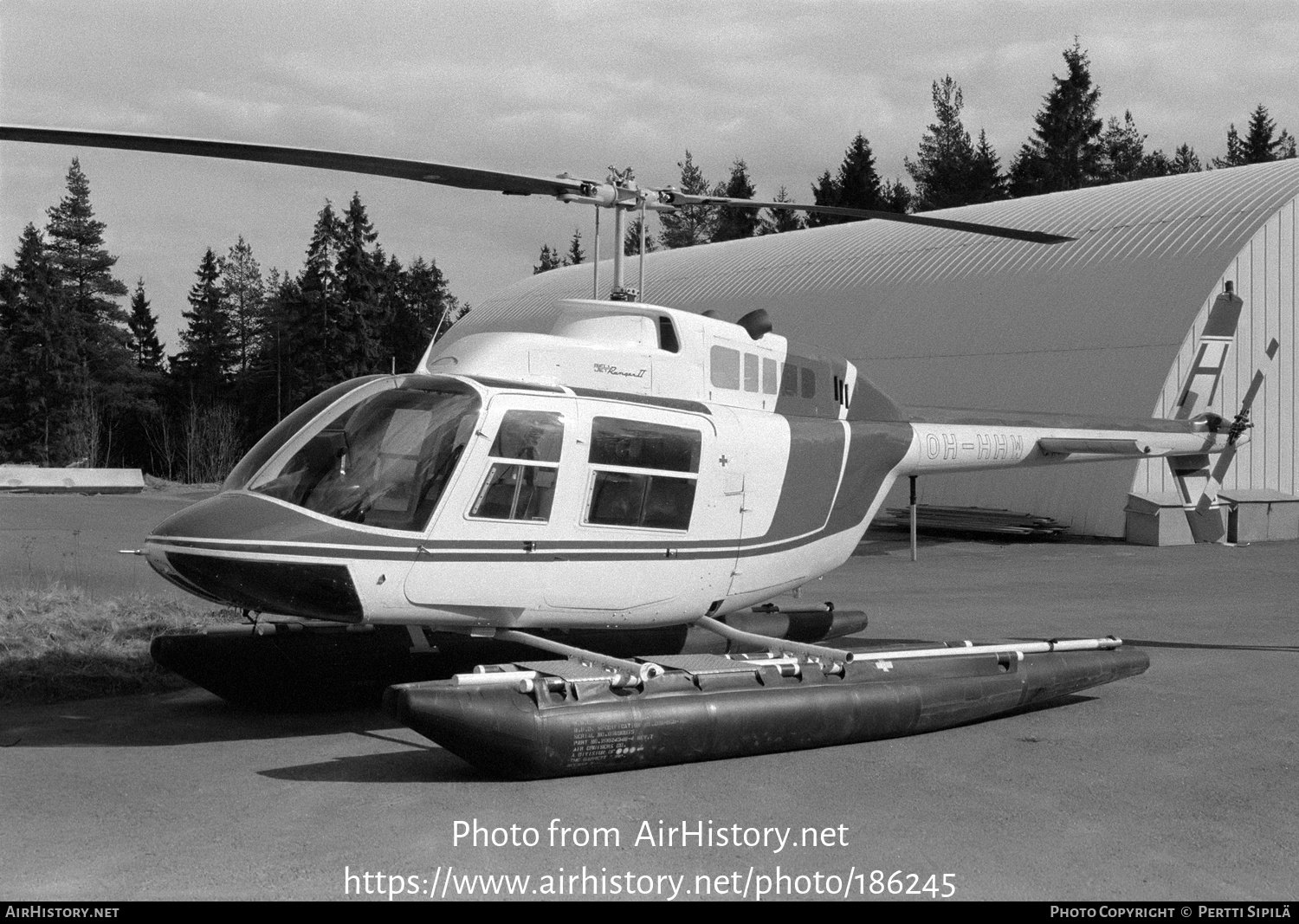 Aircraft Photo of OH-HHW | Bell 206B JetRanger II | AirHistory.net #186245