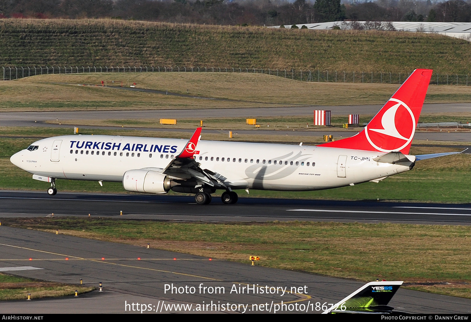 Aircraft Photo of TC-JHN | Boeing 737-8F2 | Turkish Airlines | AirHistory.net #186726