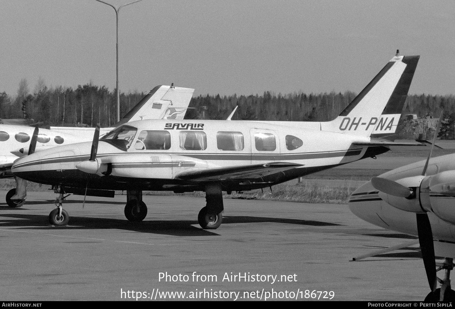 Aircraft Photo of OH-PNA | Piper PA-31-310 Navajo | Savair | AirHistory.net #186729