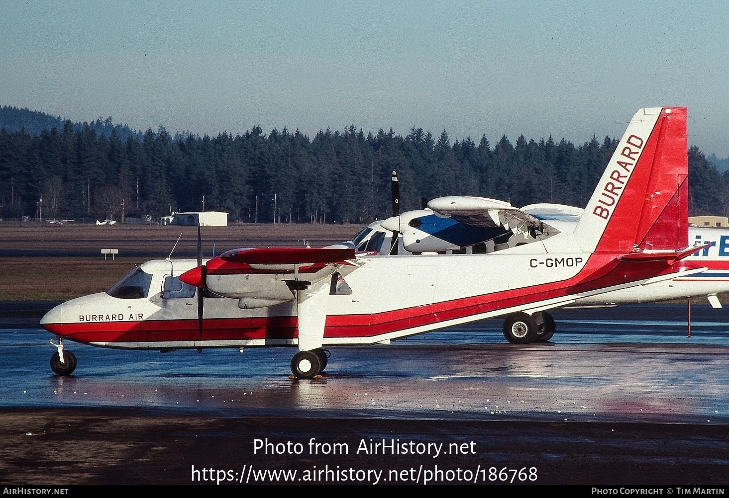 Aircraft Photo of C-GMOP | Britten-Norman BN-2A-20 Islander | Burrard Air | AirHistory.net #186768