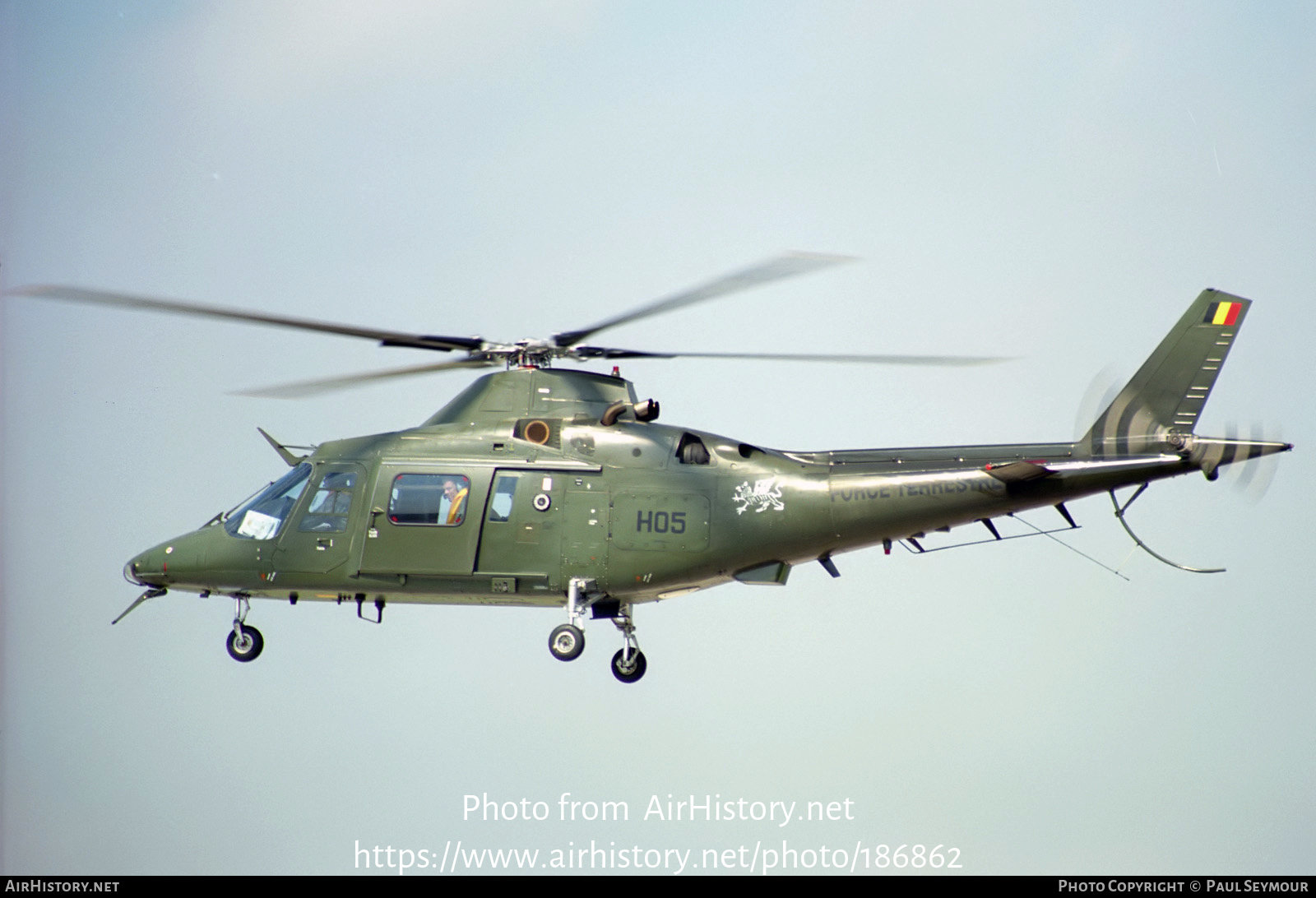 Aircraft Photo of H05 | Agusta A-109HO (A-109BA) | Belgium - Army | AirHistory.net #186862