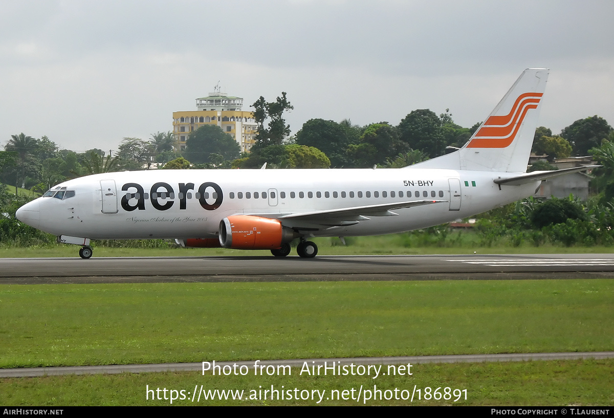 Aircraft Photo of 5N-BHY | Boeing 737-322 | AeroContractors of Nigeria | AirHistory.net #186891