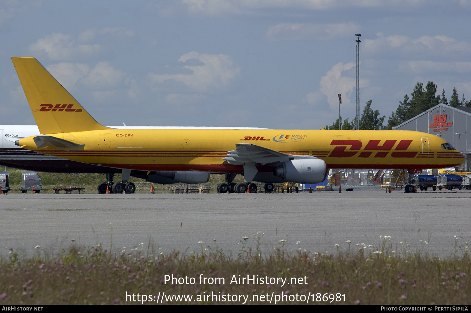 Aircraft Photo of OO-DPK | Boeing 757-236/SF | DHL International | AirHistory.net #186981