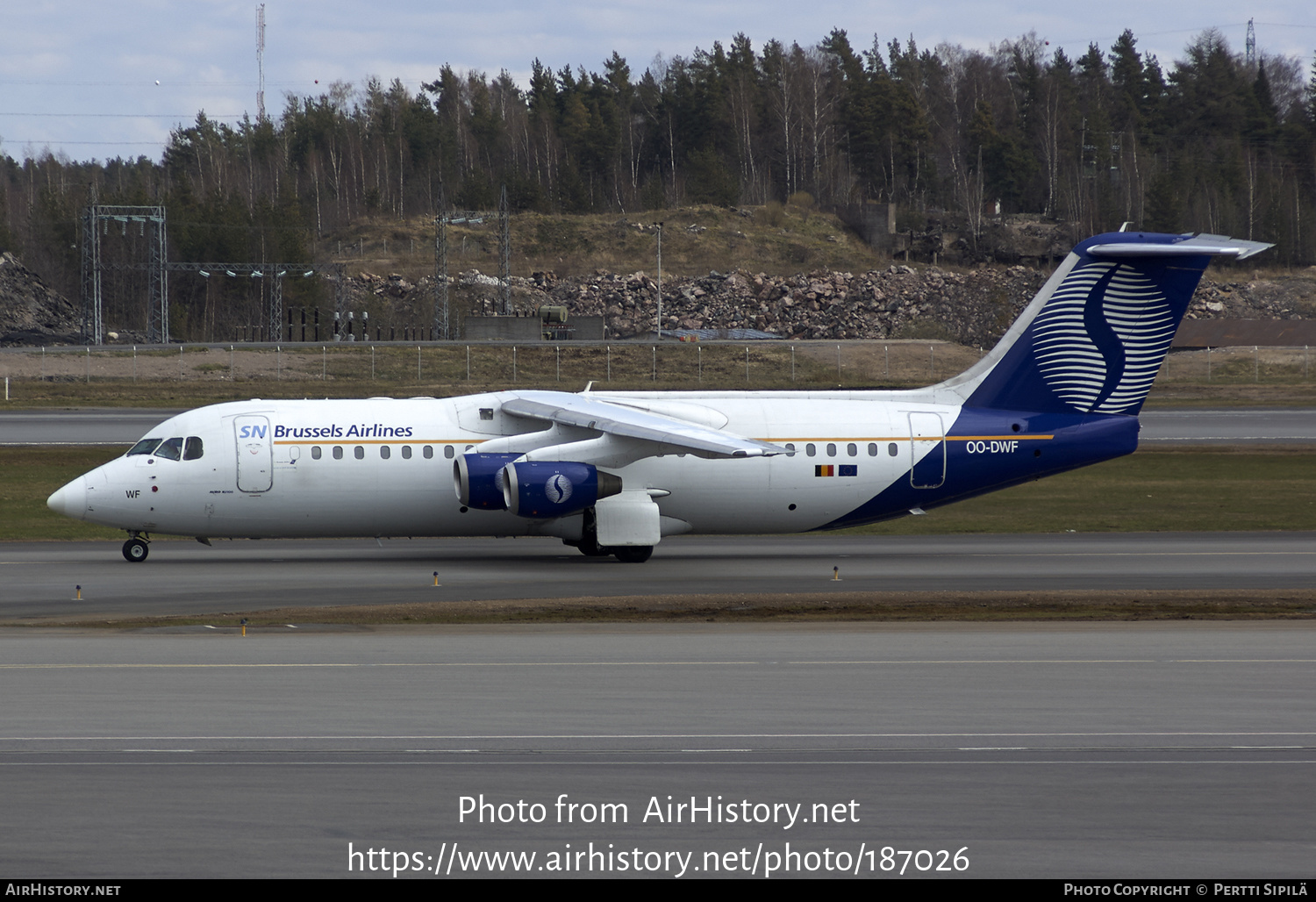 Aircraft Photo of OO-DWF | British Aerospace Avro 146-RJ100 | SN Brussels Airlines | AirHistory.net #187026