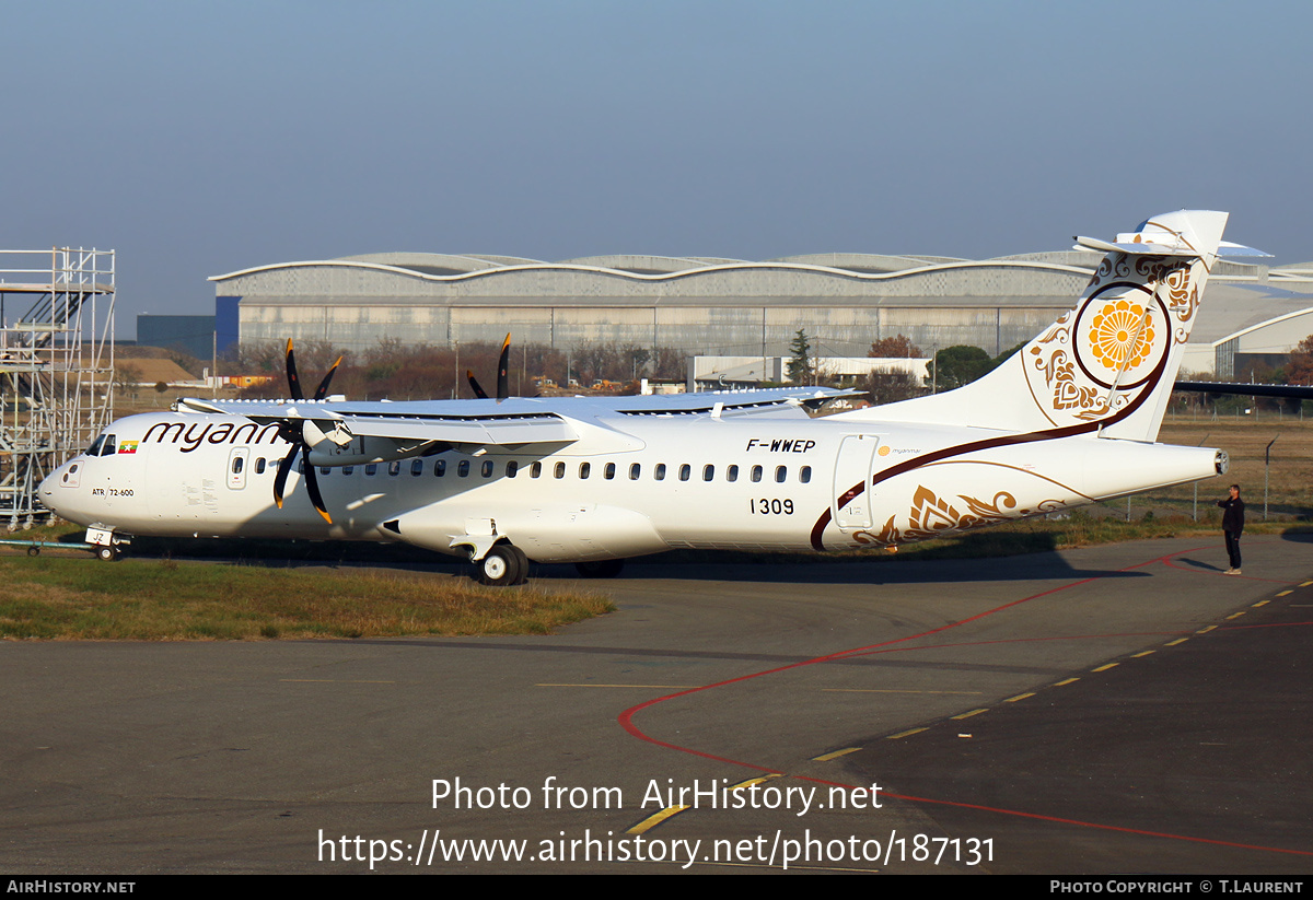 Aircraft Photo of F-WWEP | ATR ATR-72-600 (ATR-72-212A) | Myanmar National Airlines | AirHistory.net #187131