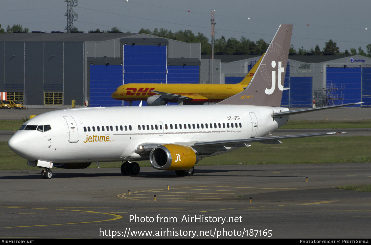 Aircraft Photo of OY-JTH | Boeing 737-3Y0(QC) | Jettime | AirHistory.net #187165