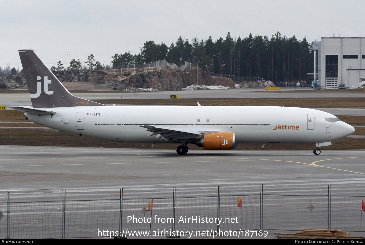 Aircraft Photo of OY-JTN | Boeing 737-4Q8(SF) | Jettime | AirHistory.net #187169