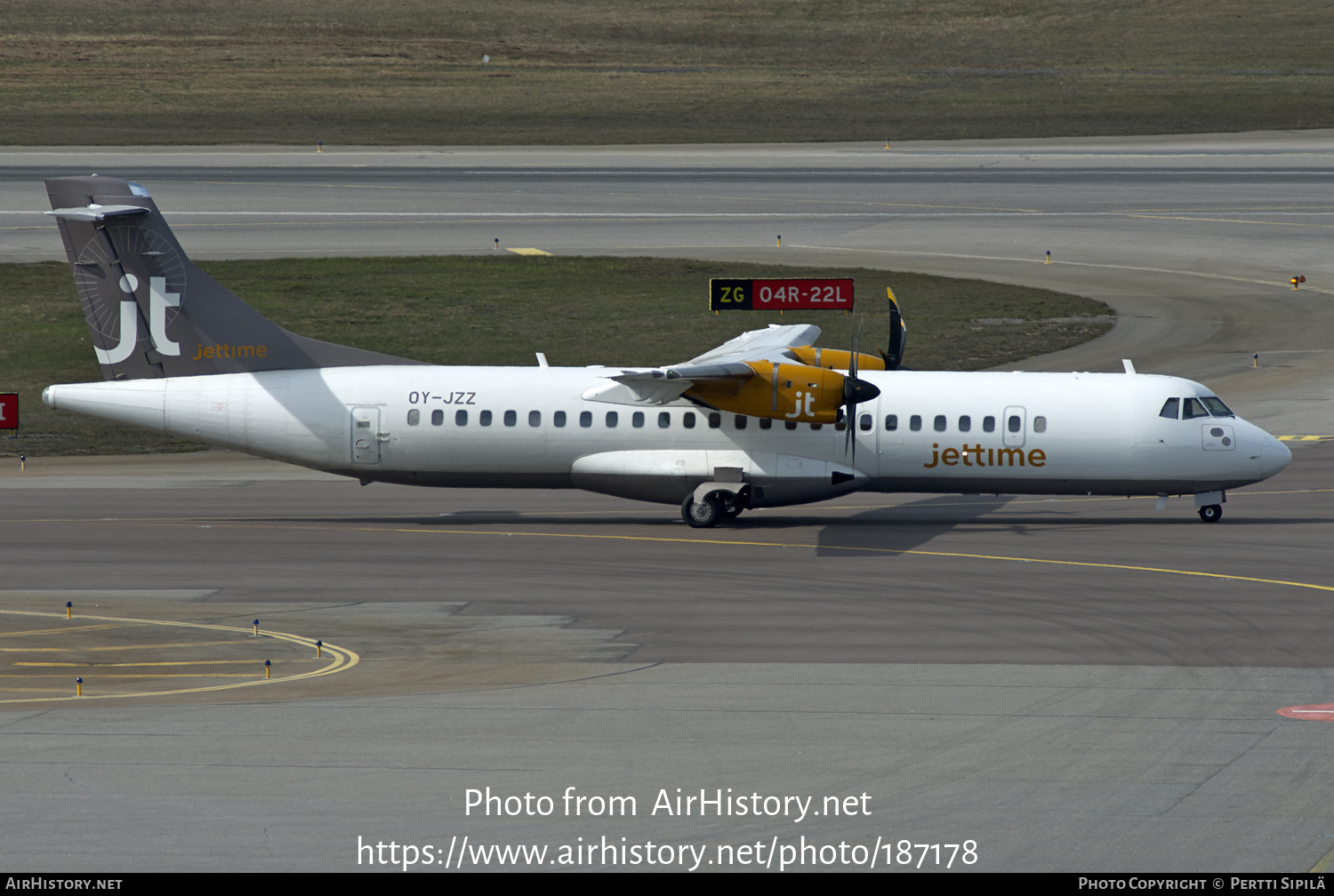 Aircraft Photo of OY-JZZ | ATR ATR-72-500 (ATR-72-212A) | Jettime | AirHistory.net #187178