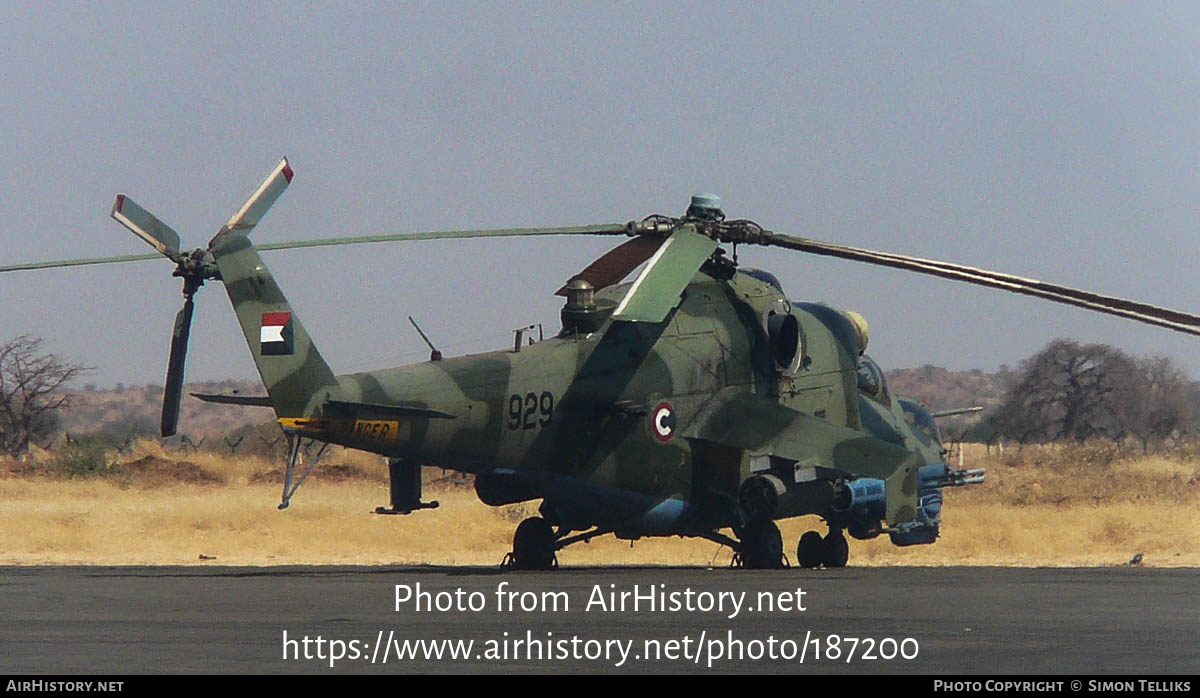 Aircraft Photo of 929 | Mil Mi-24P | Sudan - Air Force | AirHistory.net #187200