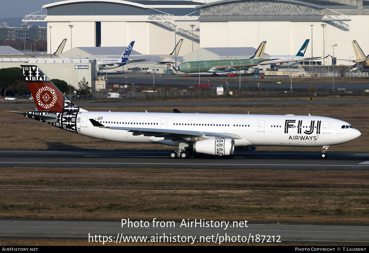 Aircraft Photo of F-WWYU | Airbus A330-343 | Fiji Airways | AirHistory.net #187212