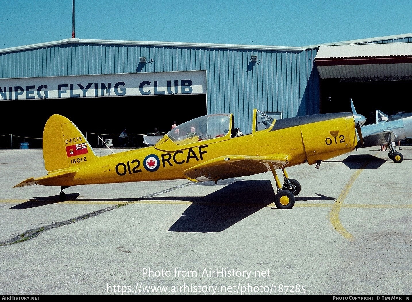 Aircraft Photo of C-FCYK / 18012 | De Havilland Canada DHC-1B-2-S3 Chipmunk | Canada - Air Force | AirHistory.net #187285