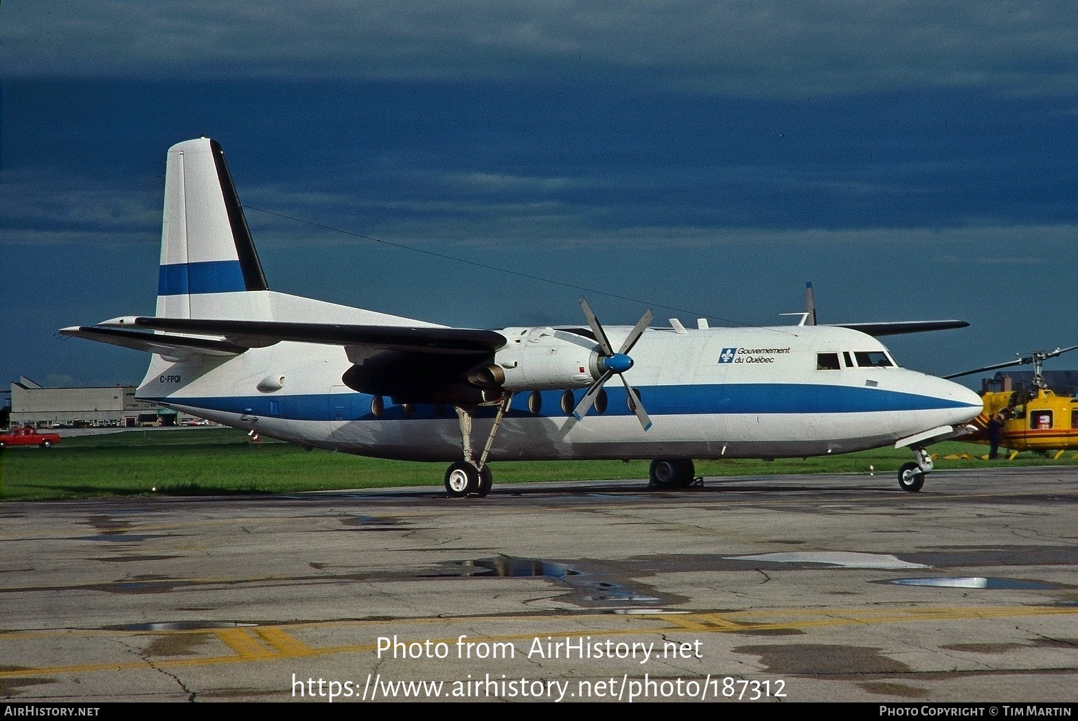 Aircraft Photo of C-FPQI | Fairchild F-27A | Gouvernement du Québec | AirHistory.net #187312