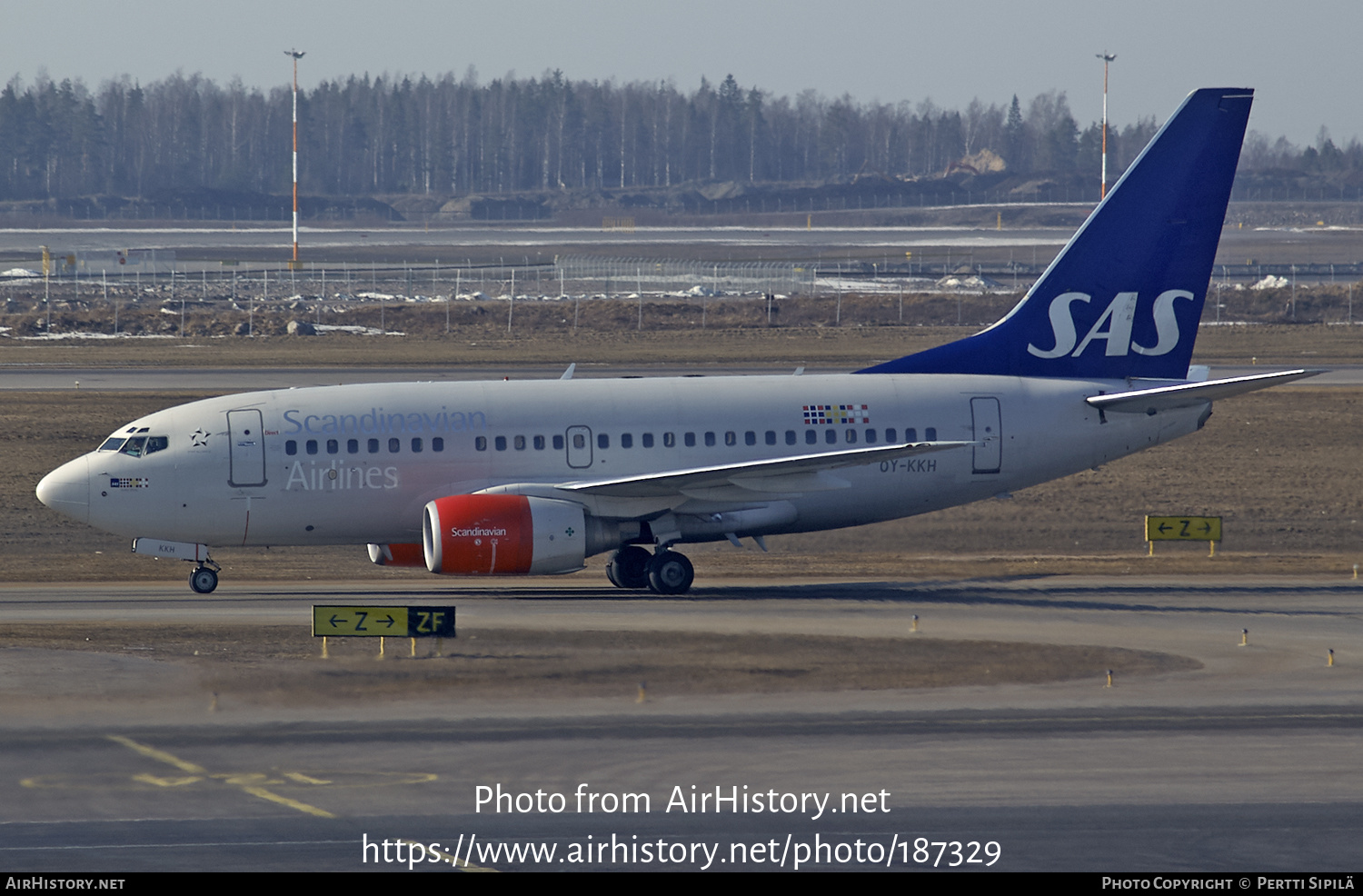 Aircraft Photo of OY-KKH | Boeing 737-683 | Scandinavian Airlines - SAS | AirHistory.net #187329