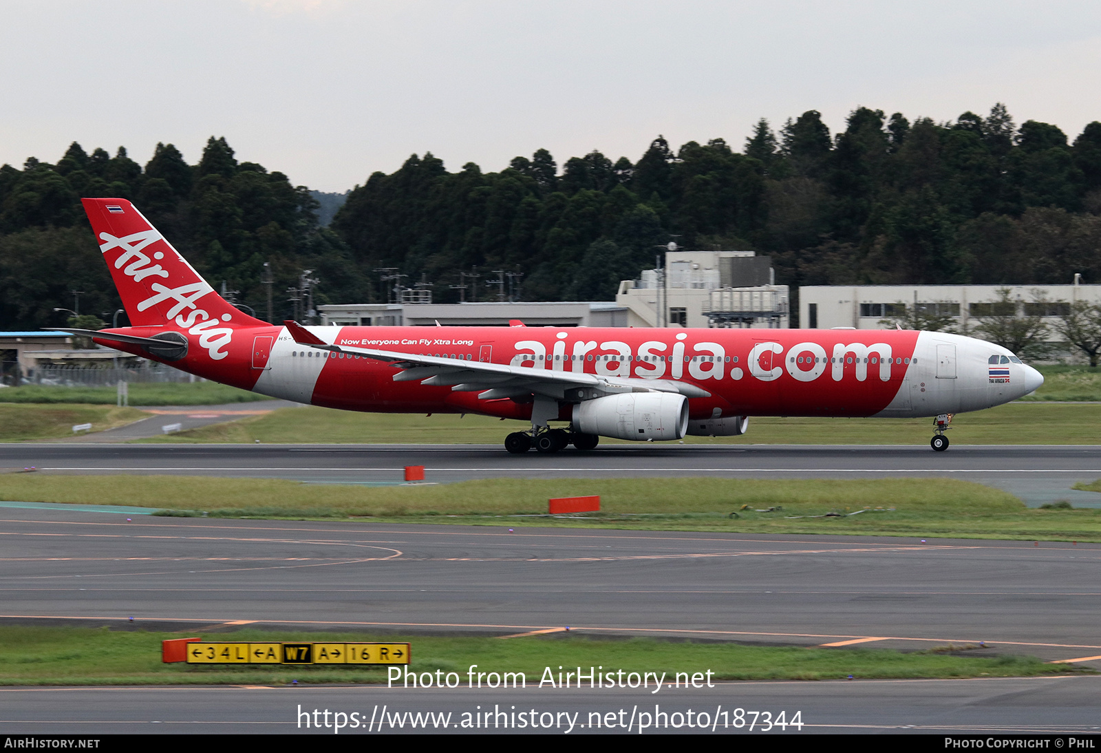 Aircraft Photo of HS-XTH | Airbus A330-343E | AirAsia X | AirHistory.net #187344