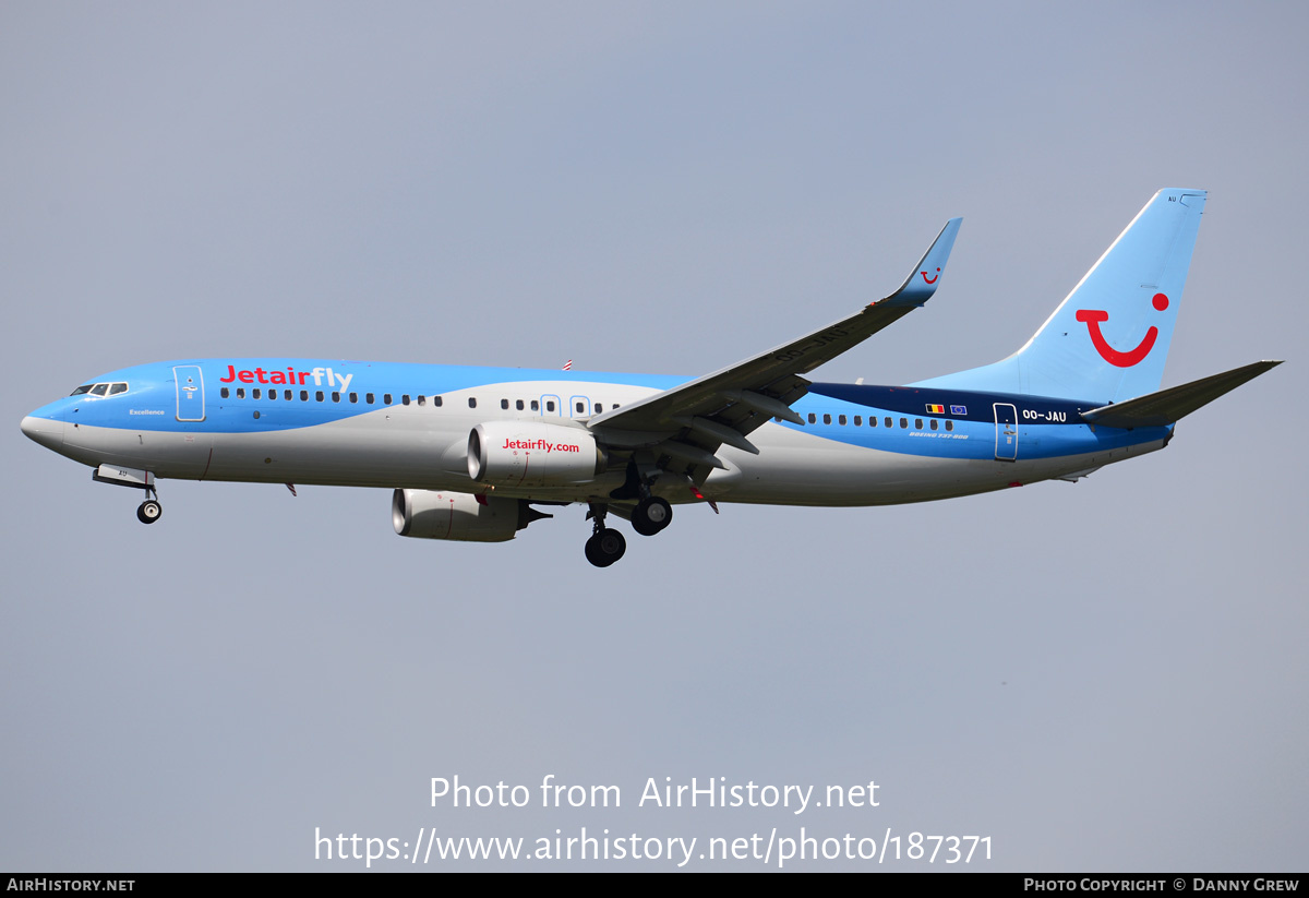 Aircraft Photo of OO-JAU | Boeing 737-8K5 | Jetairfly | AirHistory.net #187371