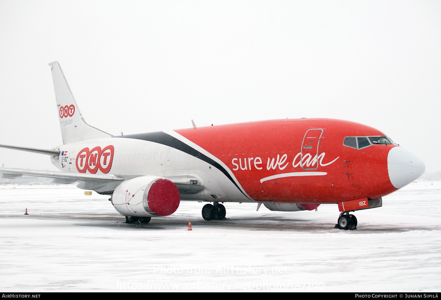 Aircraft Photo of OE-IBZ | Boeing 737-34S(SF) | TNT Airways | AirHistory.net #187390