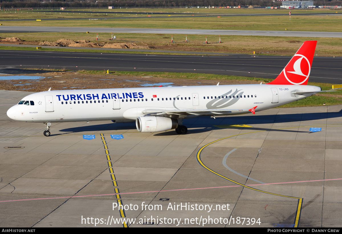 Aircraft Photo of TC-JRD | Airbus A321-231 | Turkish Airlines | AirHistory.net #187394