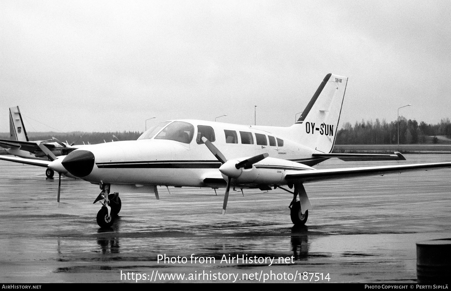 Aircraft Photo of OY-SUN | Cessna 402C Businessliner | Sun-Air of Scandinavia | AirHistory.net #187514