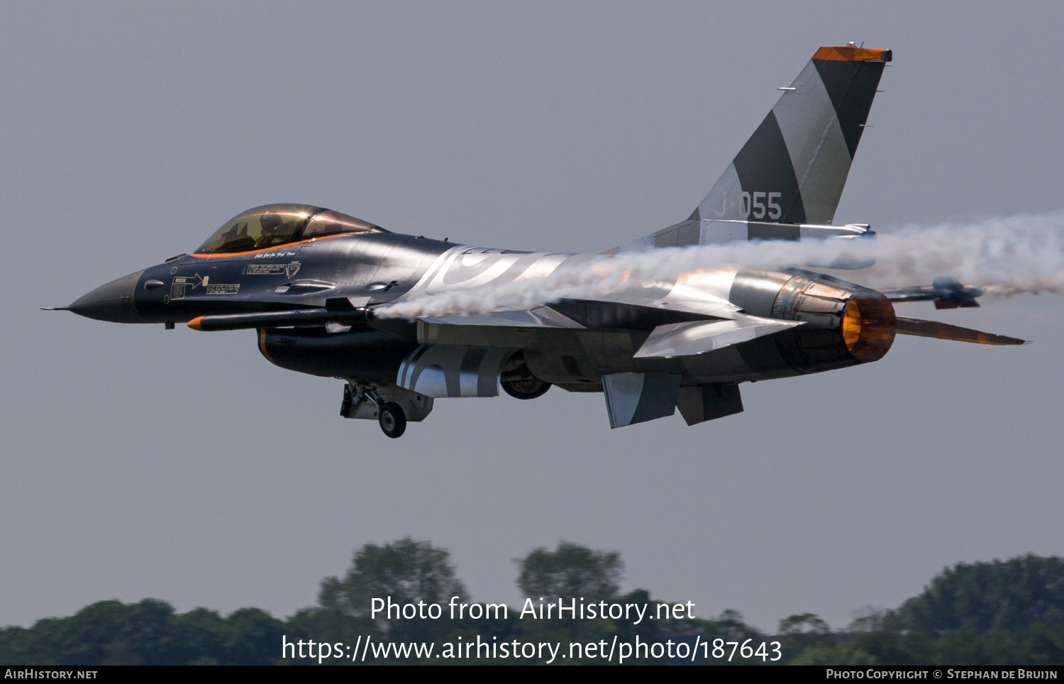 Aircraft Photo of J-055 | General Dynamics F-16AM Fighting Falcon ...