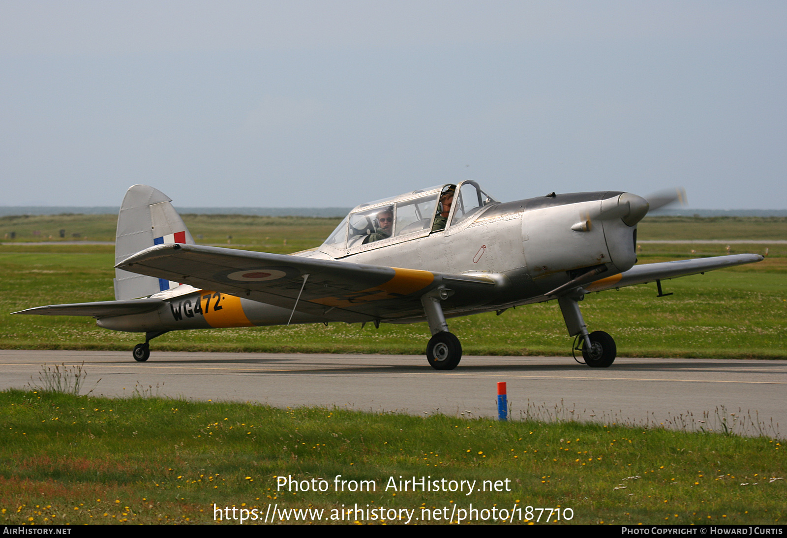 Aircraft Photo of G-AOTY / WG472 | De Havilland DHC-1 Chipmunk Mk22 | UK - Air Force | AirHistory.net #187710