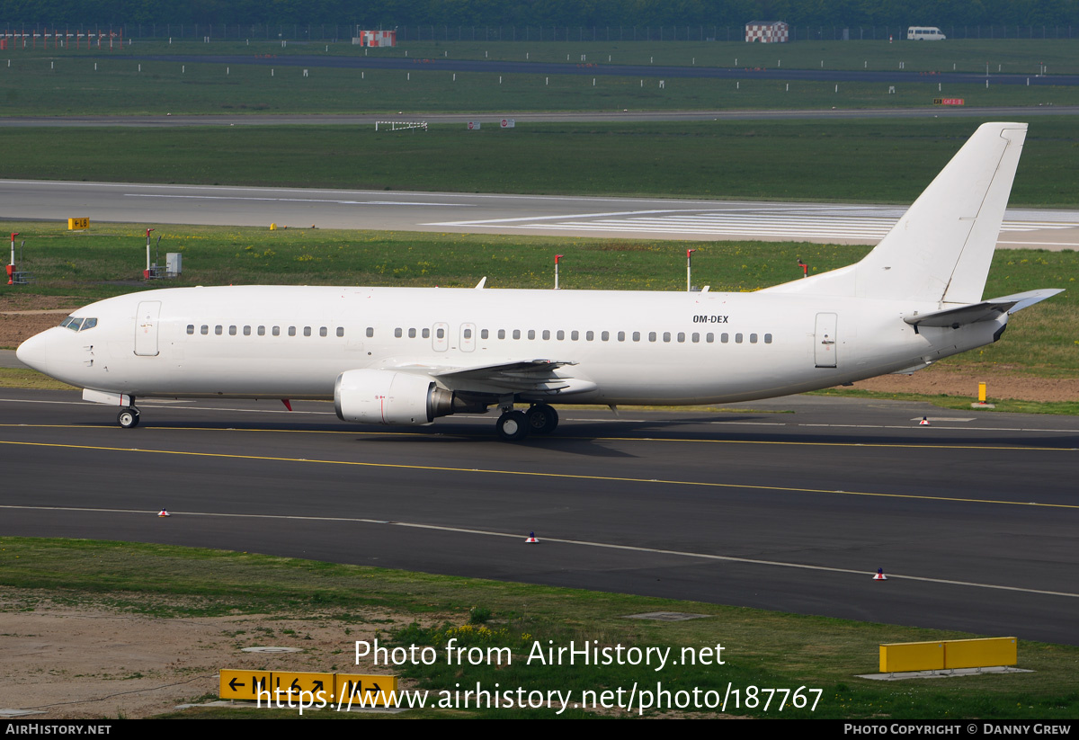 Aircraft Photo of OM-DEX | Boeing 737-46J | AirHistory.net #187767