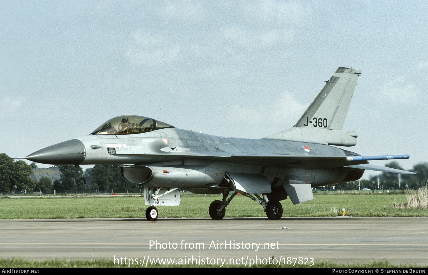 Aircraft Photo of J-360 | General Dynamics F-16A Fighting Falcon | Netherlands - Air Force | AirHistory.net #187823