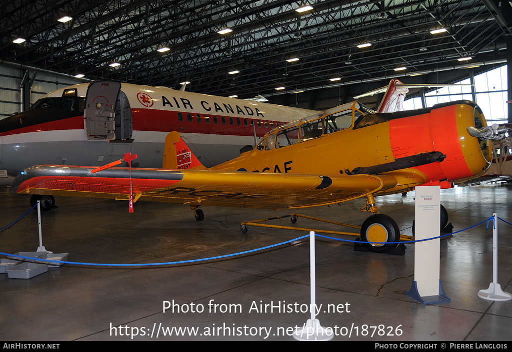 Aircraft Photo of CF-GBV / 20387 | North American T-6H Harvard Mk IV | Canada - Air Force | AirHistory.net #187826