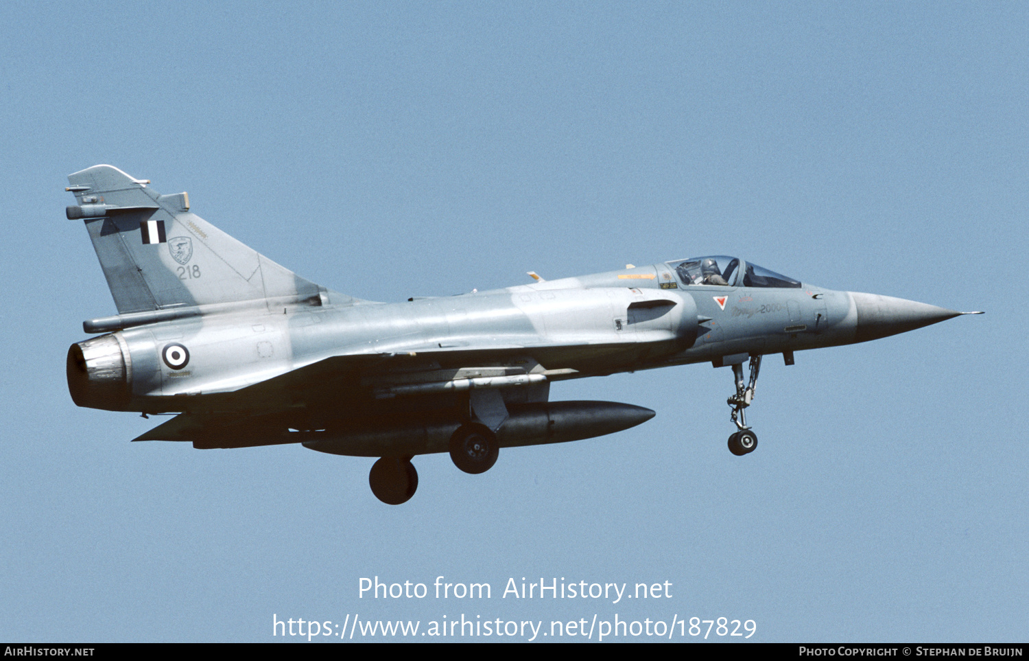 Aircraft Photo of 218 | Dassault Mirage 2000EG | Greece - Air Force | AirHistory.net #187829