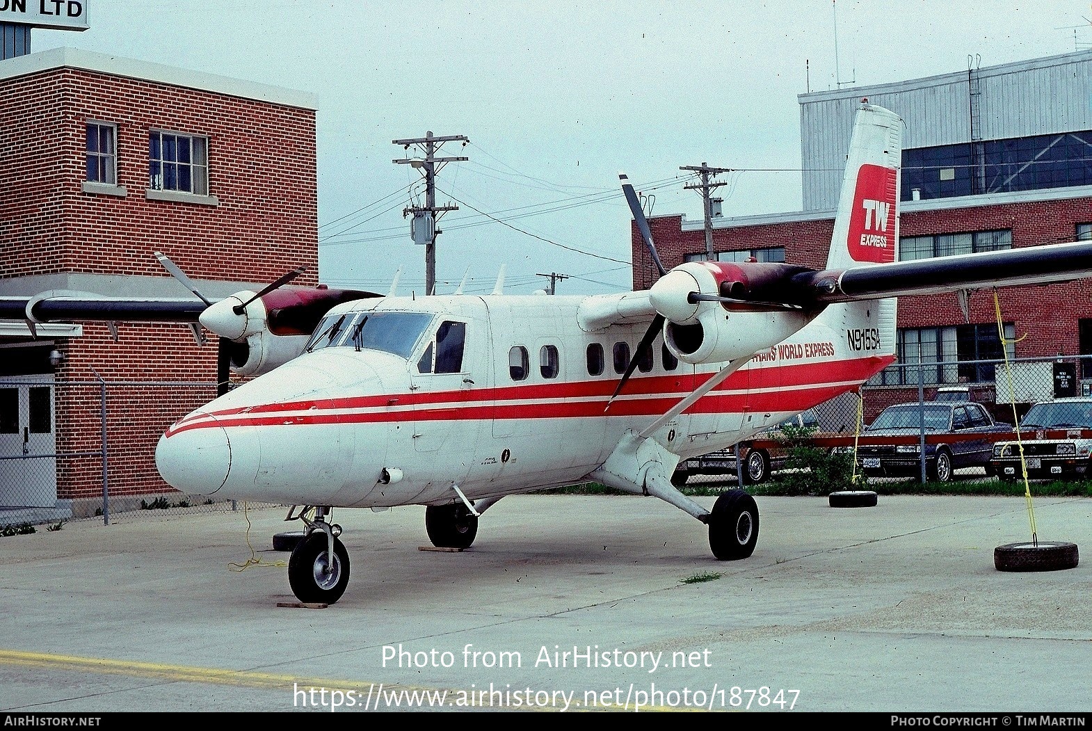 Aircraft Photo of N915SA | De Havilland Canada DHC-6-300 Twin Otter | TW Express - Trans World Express | AirHistory.net #187847