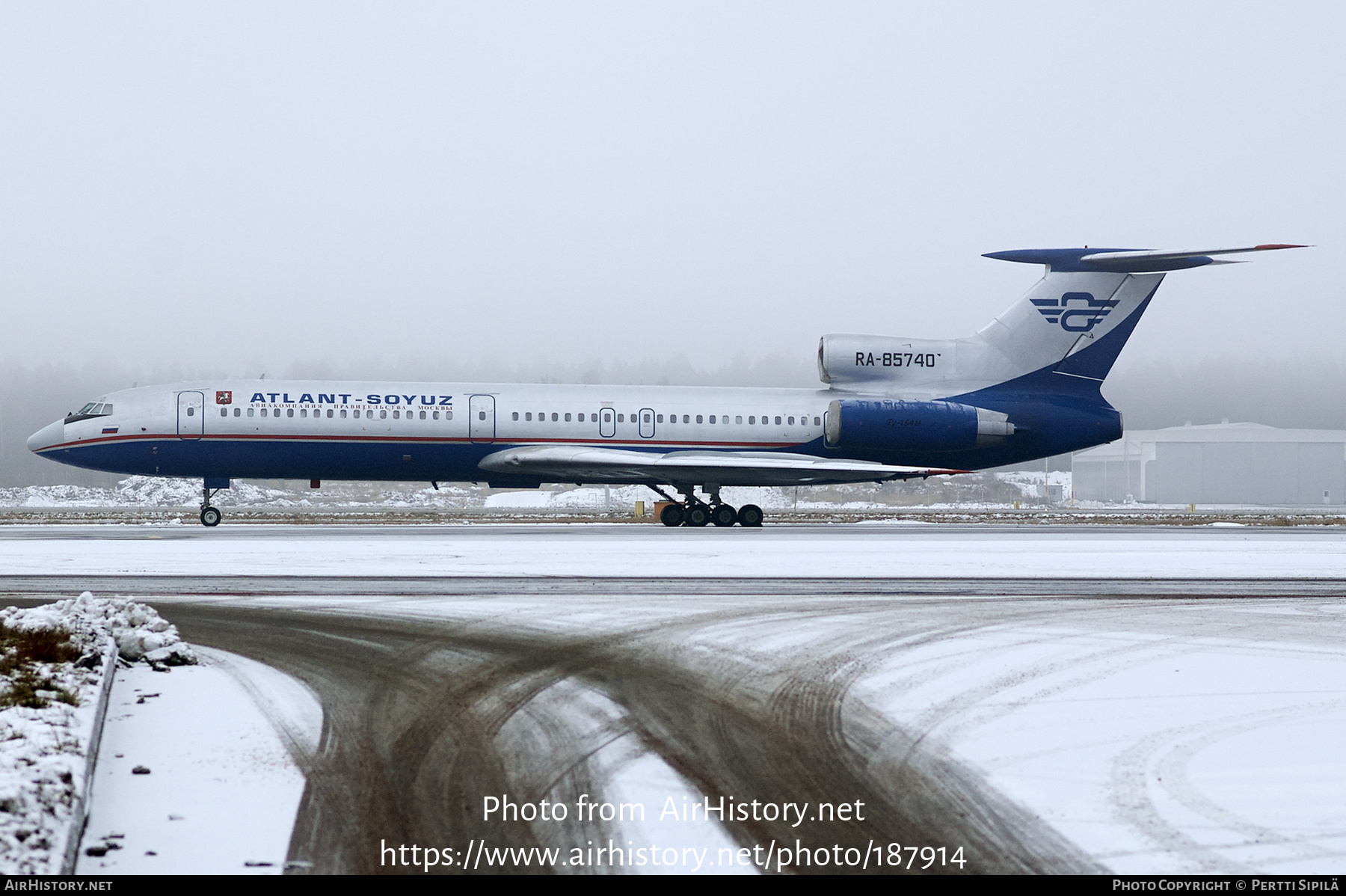 Aircraft Photo of RA-85740 | Tupolev Tu-154M | Atlant-Soyuz Airlines | AirHistory.net #187914