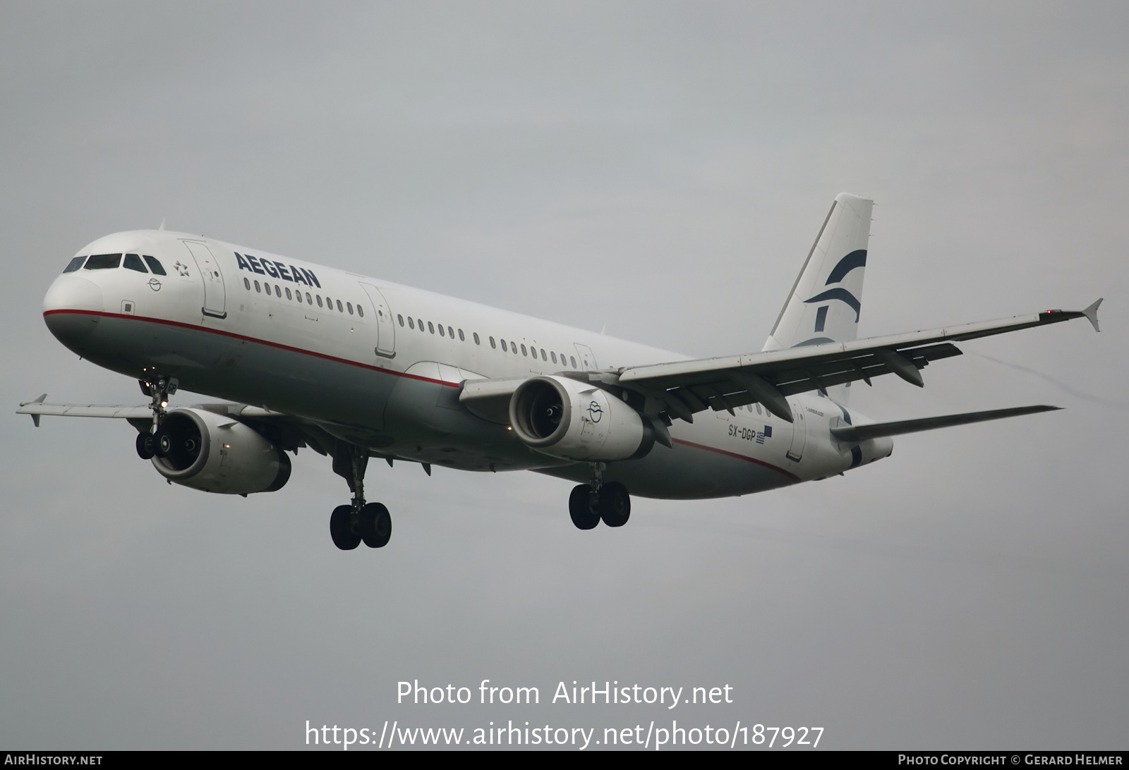 Aircraft Photo of SX-DGP | Airbus A321-232 | Aegean Airlines | AirHistory.net #187927