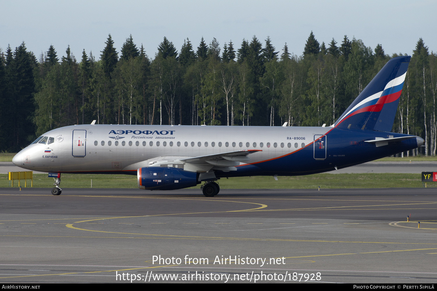 Aircraft Photo of RA-89006 | Sukhoi SSJ-100-95B Superjet 100 (RRJ-95B) | Aeroflot - Russian Airlines | AirHistory.net #187928