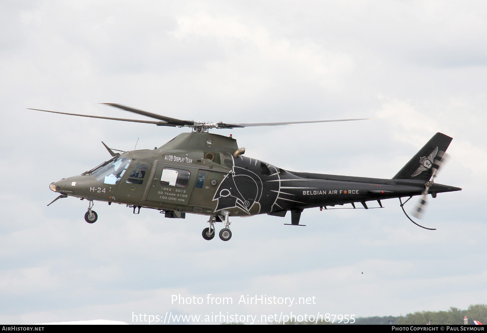 Aircraft Photo of H24 | Agusta A-109HO (A-109BA) | Belgium - Air Force | AirHistory.net #187955