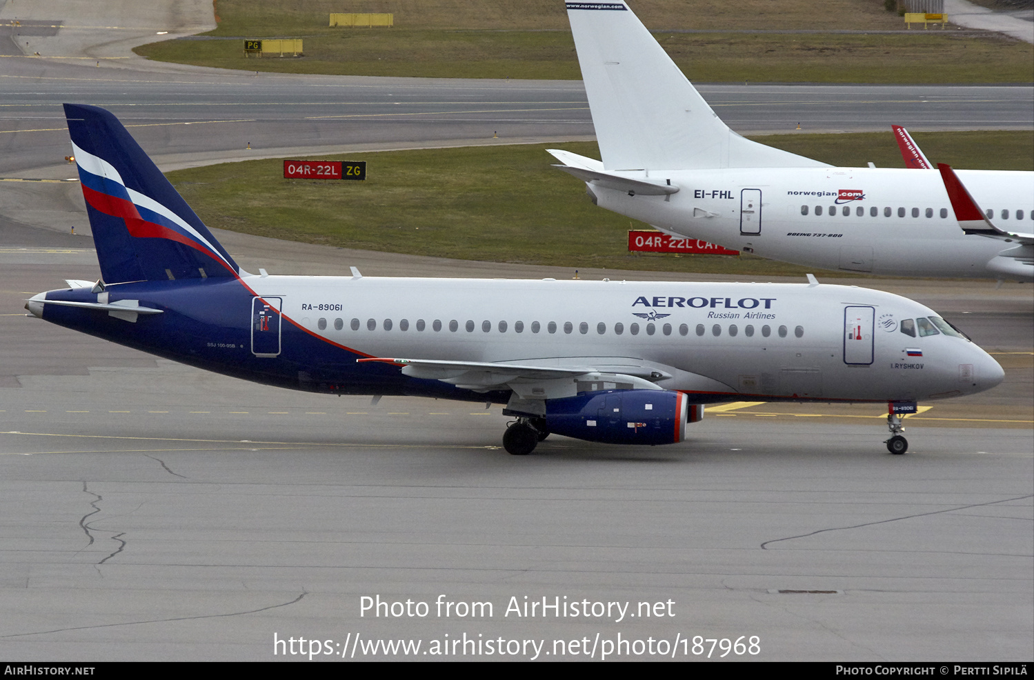 Aircraft Photo of RA-89061 | Sukhoi SSJ-100-95B Superjet 100 (RRJ-95B) | Aeroflot - Russian Airlines | AirHistory.net #187968