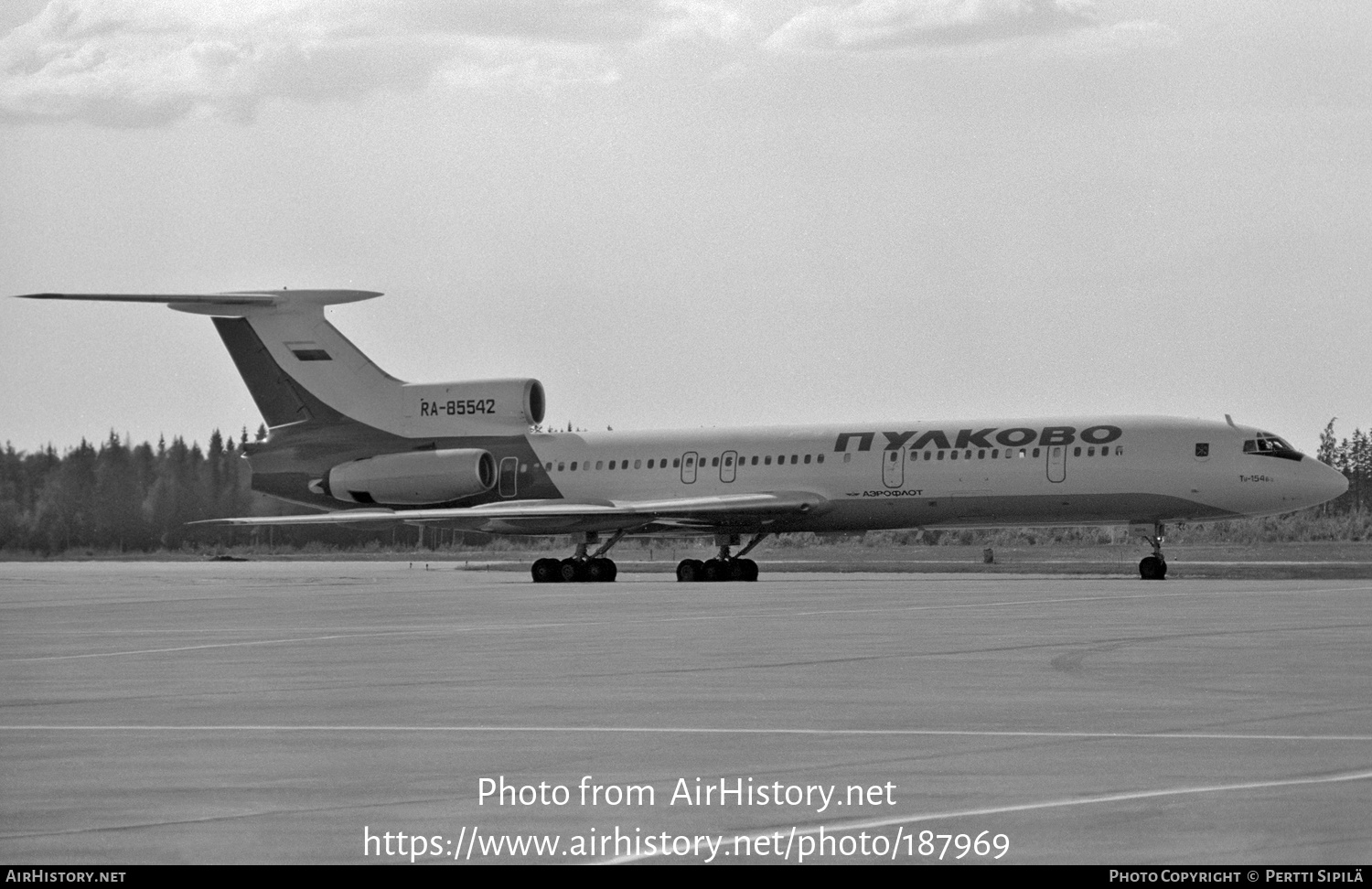 Aircraft Photo of RA-85542 | Tupolev Tu-154B-2 | Pulkovo Airlines | AirHistory.net #187969