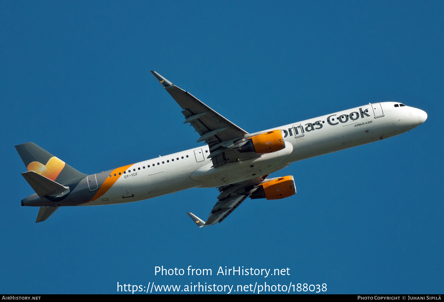 Aircraft Photo of OY-TCF | Airbus A321-211 | Thomas Cook Airlines | AirHistory.net #188038