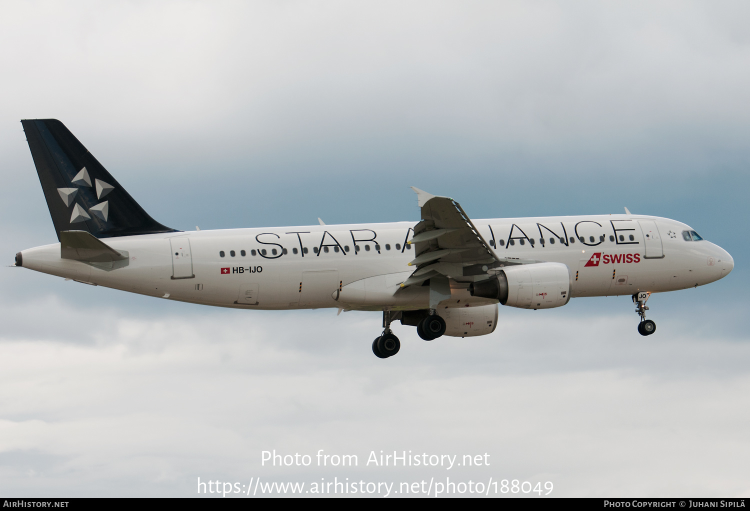 Aircraft Photo of HB-IJO | Airbus A320-214 | Swiss International Air Lines | AirHistory.net #188049