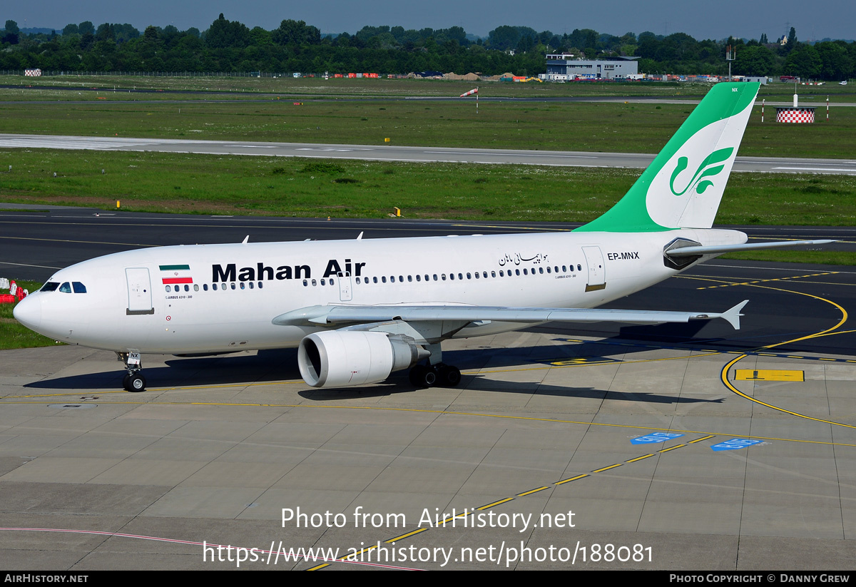 Aircraft Photo of EP-MNX | Airbus A310-304/ET | Mahan Air | AirHistory.net #188081