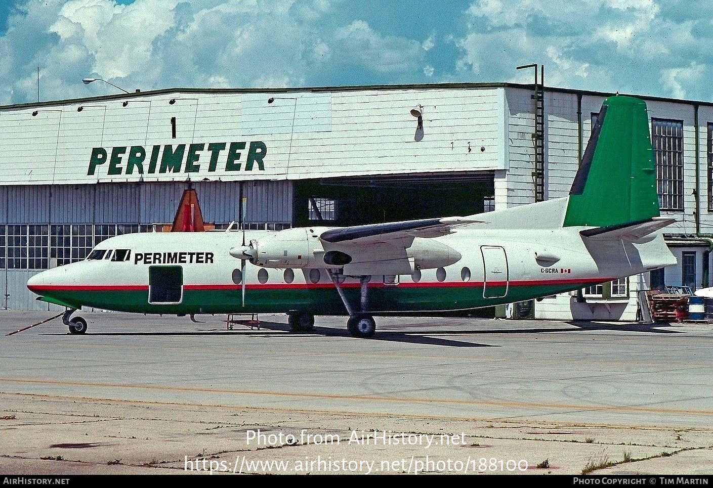 Aircraft Photo of C-GCRA | Fairchild F-27A | Perimeter Aviation | AirHistory.net #188100