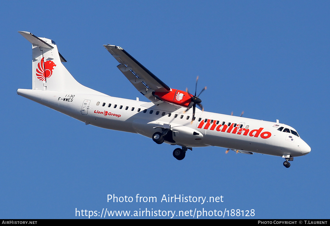 Aircraft Photo of F-WWES | ATR ATR-72-600 (ATR-72-212A) | Malindo Air | AirHistory.net #188128