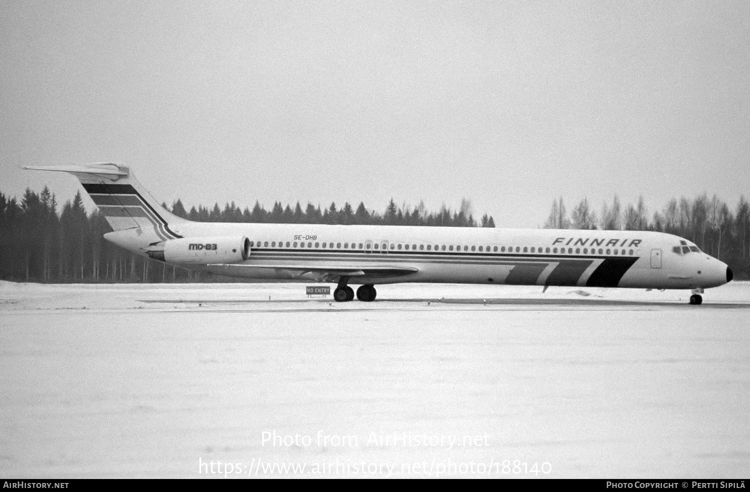 Aircraft Photo of SE-DHB | McDonnell Douglas MD-83 (DC-9-83) | Finnair | AirHistory.net #188140