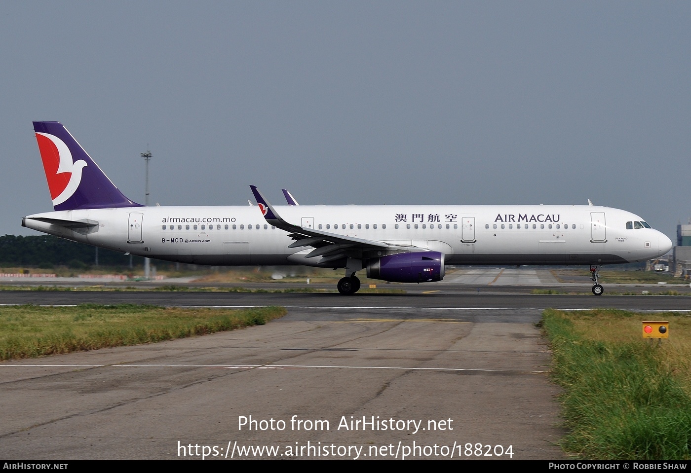 Aircraft Photo of B-MCD | Airbus A321-231 | Air Macau | AirHistory.net #188204