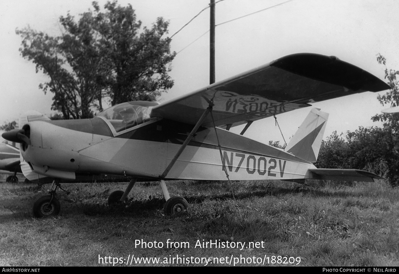 Aircraft Photo of N7002V | Bölkow Bo-208A Junior | AirHistory.net #188209